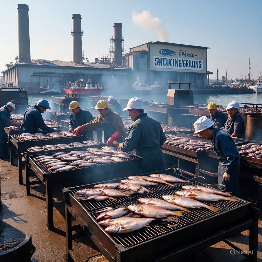 Izin Usaha dan Kode KBLI Industri Pengasapan/Pemanggangan Ikan